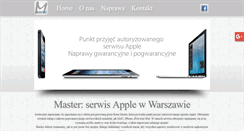 Desktop Screenshot of master.com.pl