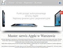 Tablet Screenshot of master.com.pl